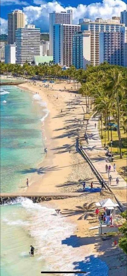 Waikiki Condo 2 Bedrooms 2 Bathrooms With 1 Free Parking Space Хонолулу Екстериор снимка